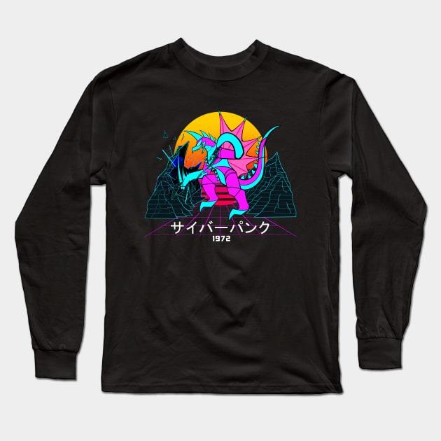 Cyberpunk 1972 Long Sleeve T-Shirt by Natsura